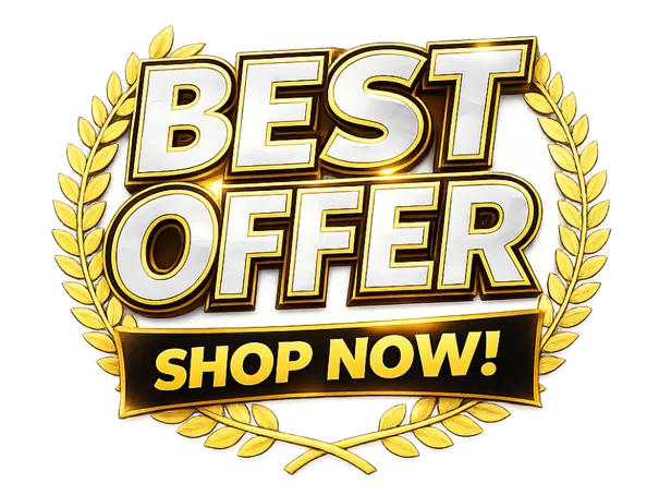 Best offer shop now badge for the official LipoBliss store